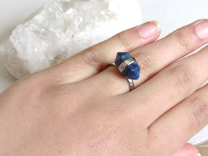 Lapis Lazuli Bullet Rings